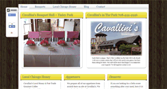 Desktop Screenshot of cavallinisinthepark.com