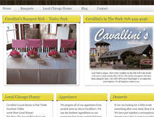 Tablet Screenshot of cavallinisinthepark.com